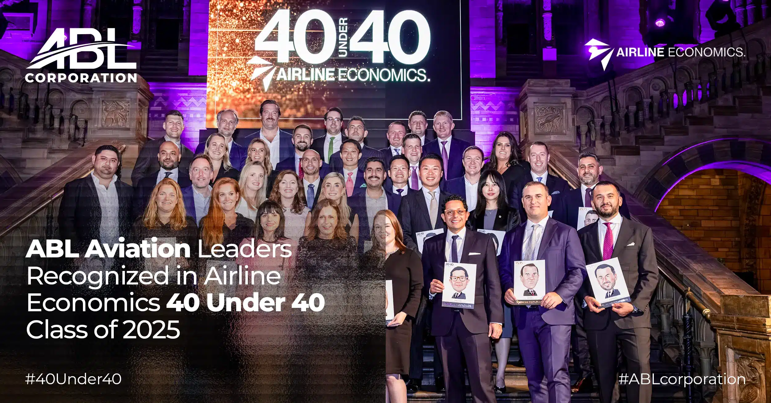 ABL Aviation Leaders Recognized in Airline Economics 40 Under 40 Class of 2025