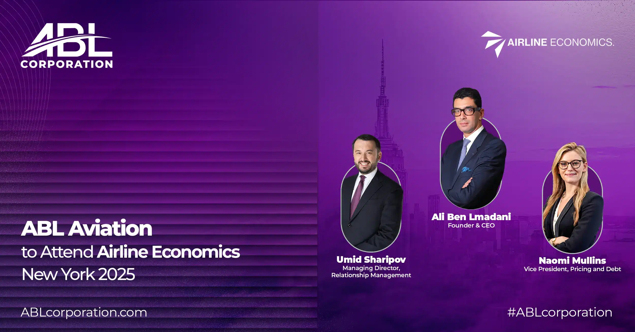 ABL Aviation to Attend Airline Economics New York 2025